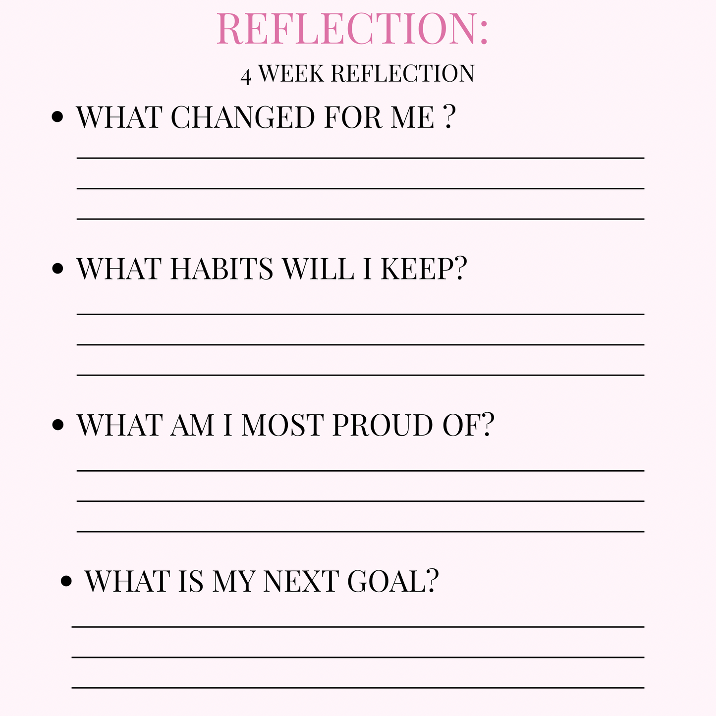 The Girls Club Wellness Reset Planner🎀